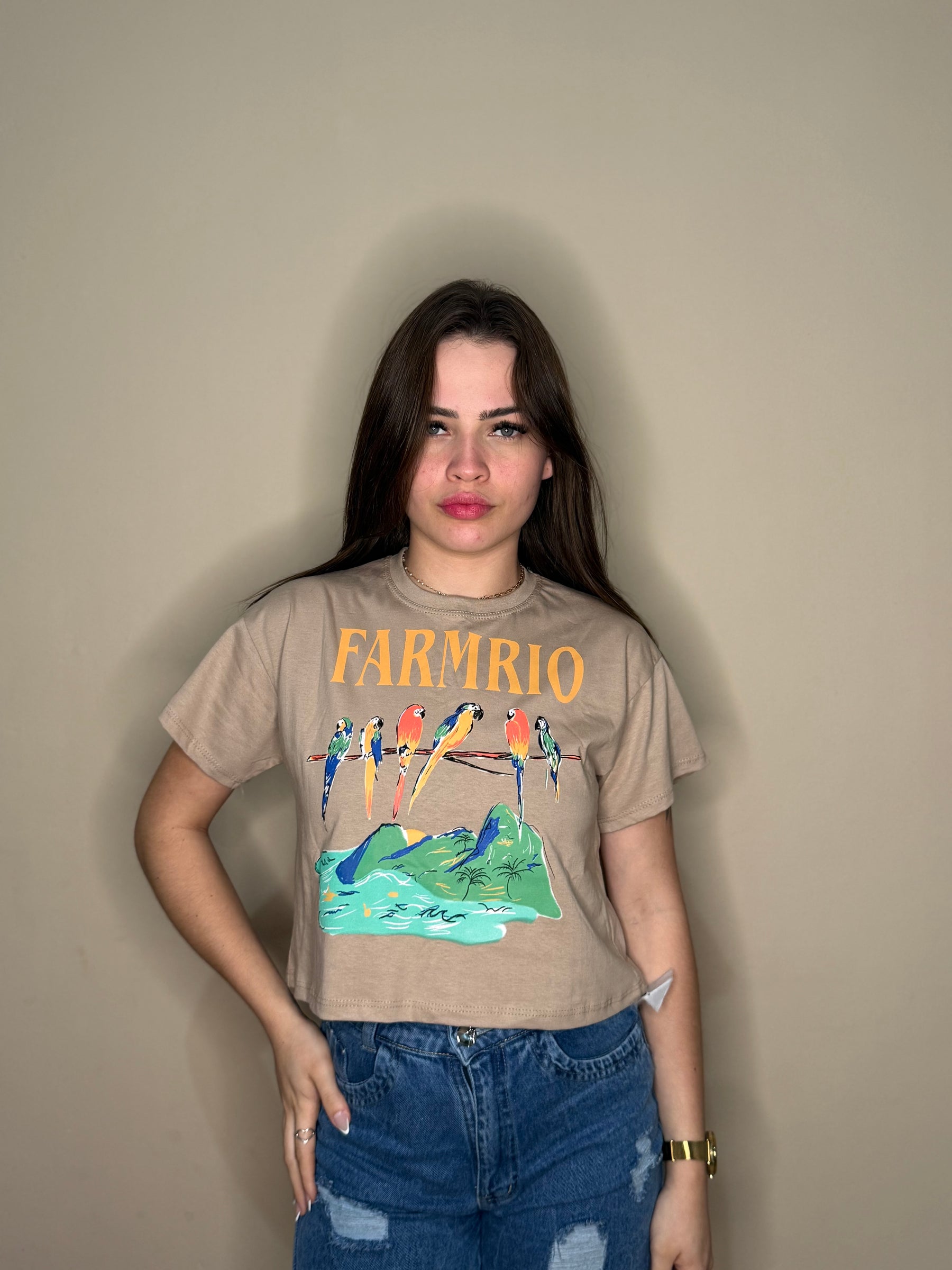 Cropped 100% Algodão