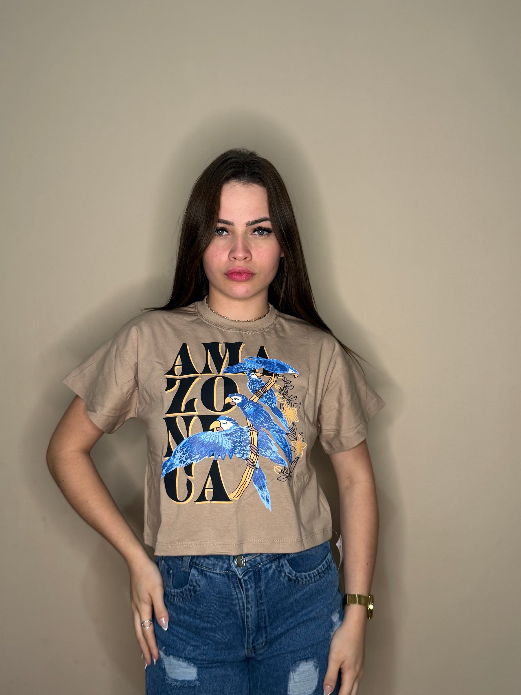 Cropped 100% Algodão