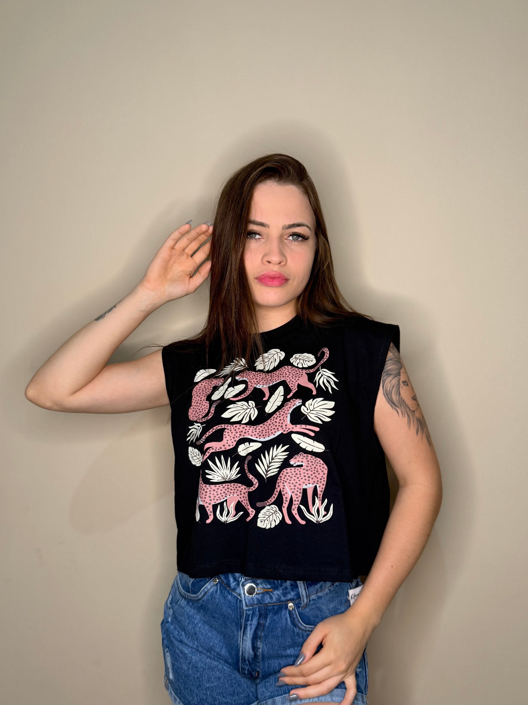 Cropped Regata 100% Algodão