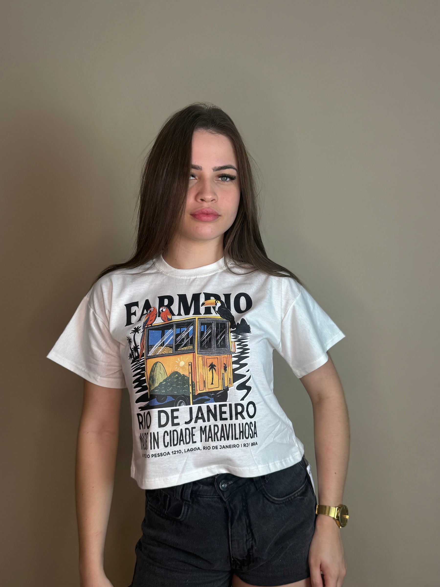 Cropped 100% Algodão