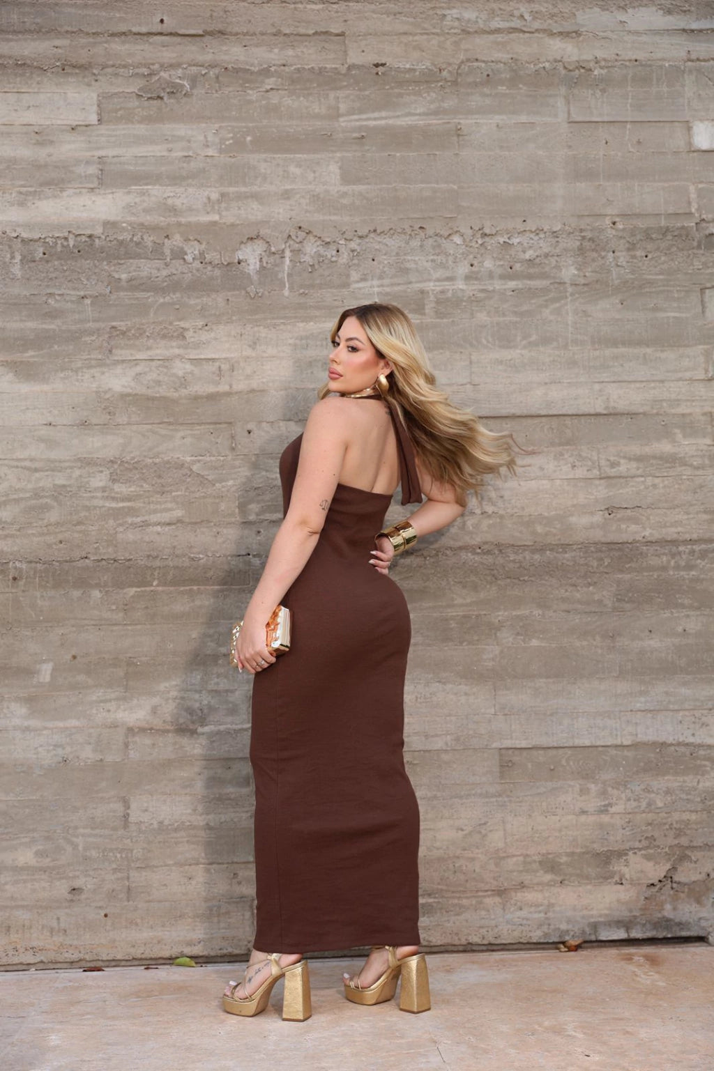 Vestido Longo Multi Amarrações