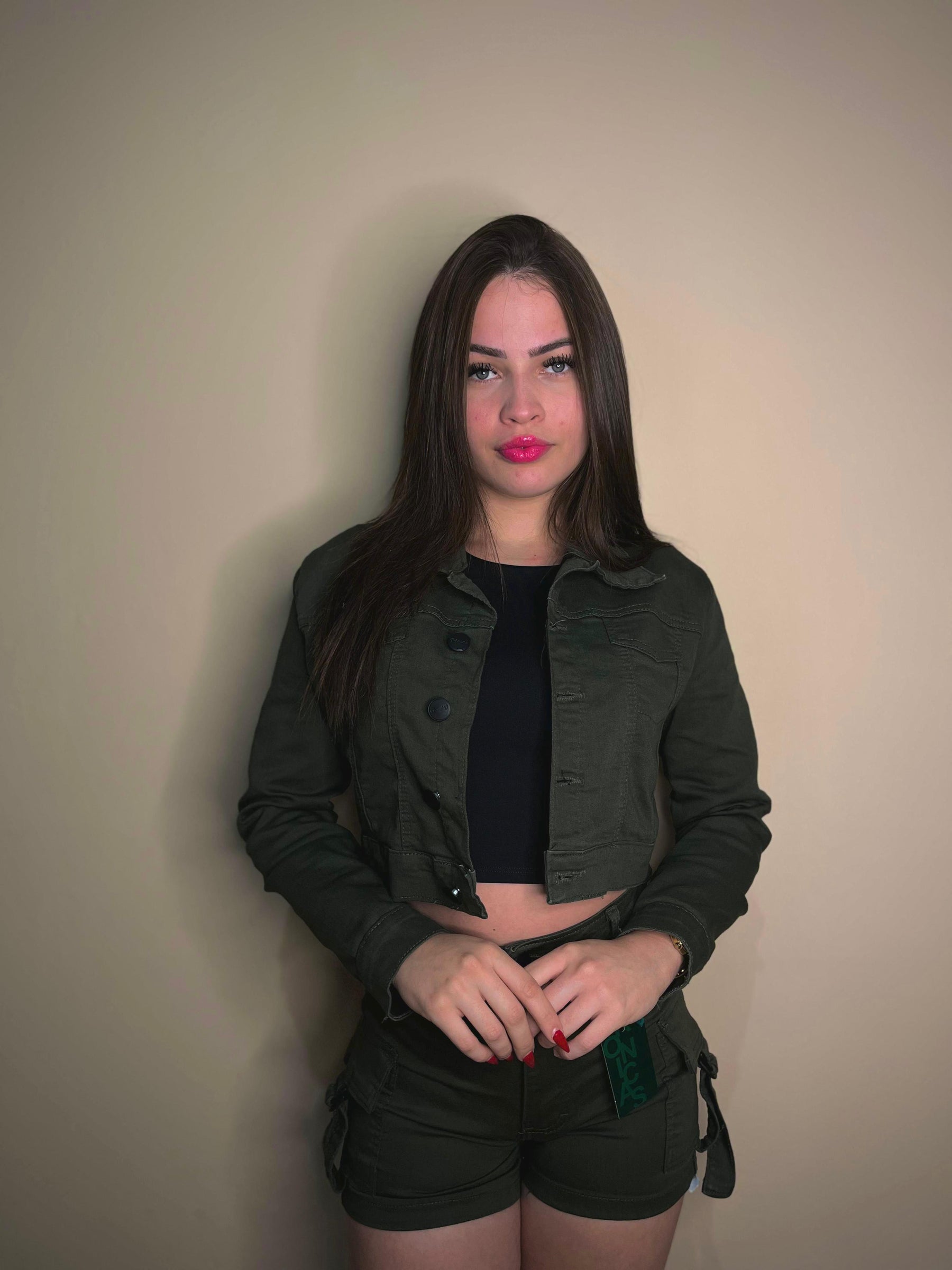 Jaqueta Jeans Verde - Crônicas Jeans