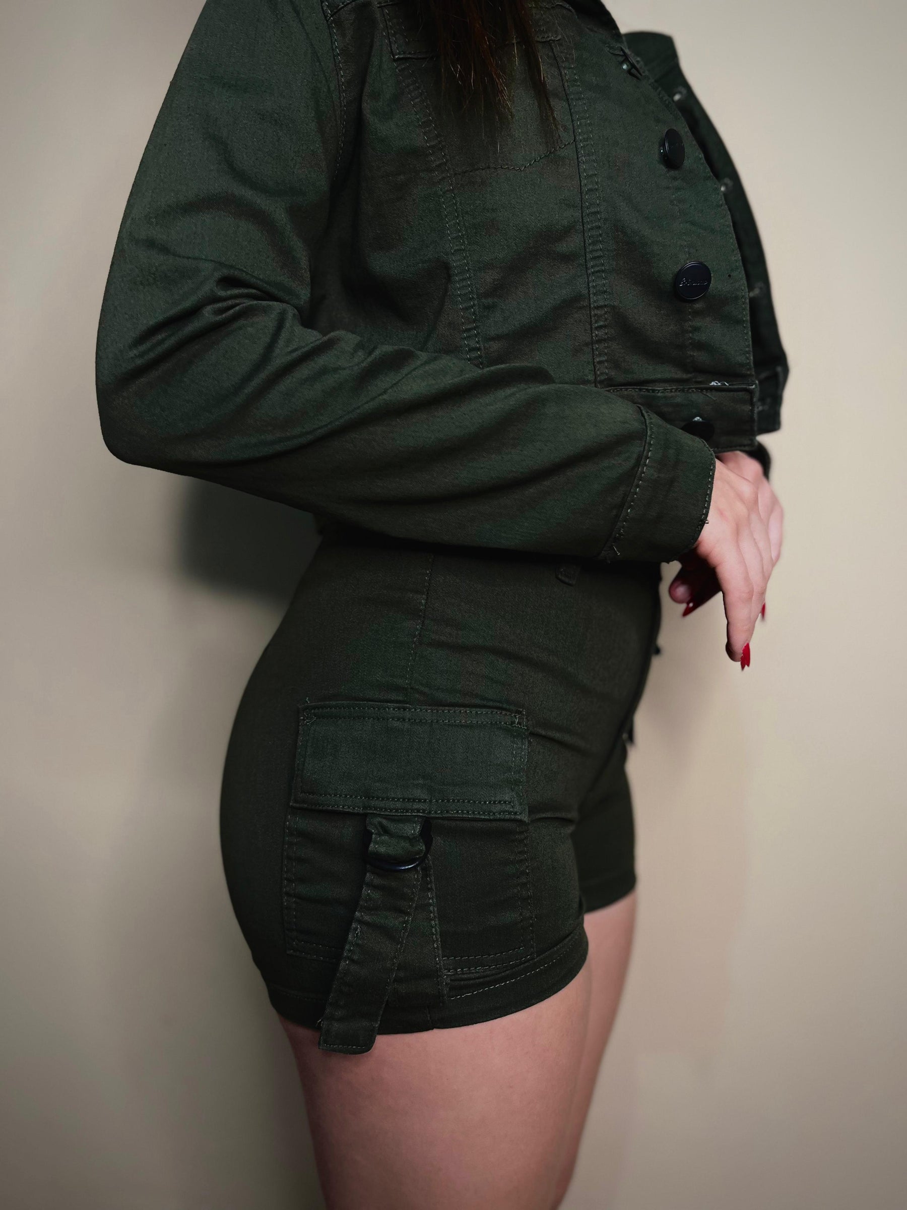 Short Cargo Verde - Crônicas Jeans