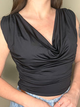 Blusa Social Decote Drapeado