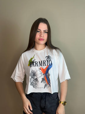 Cropped Oversize 100%  Algodão