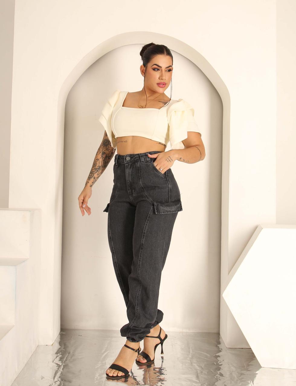 Calça Jogger Chumbo