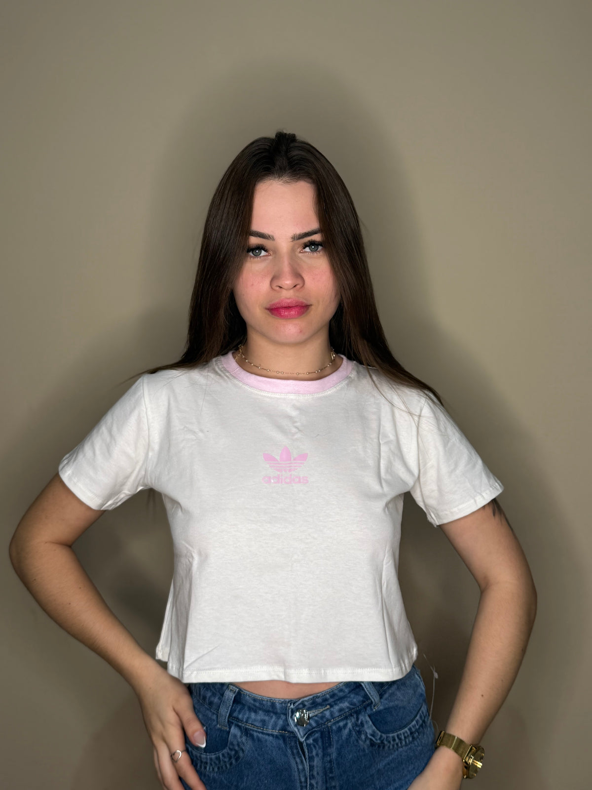 Cropped Básico Adidas