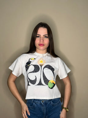 Cropped 100% Algodão