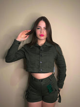 Jaqueta Jeans Verde - Crônicas Jeans