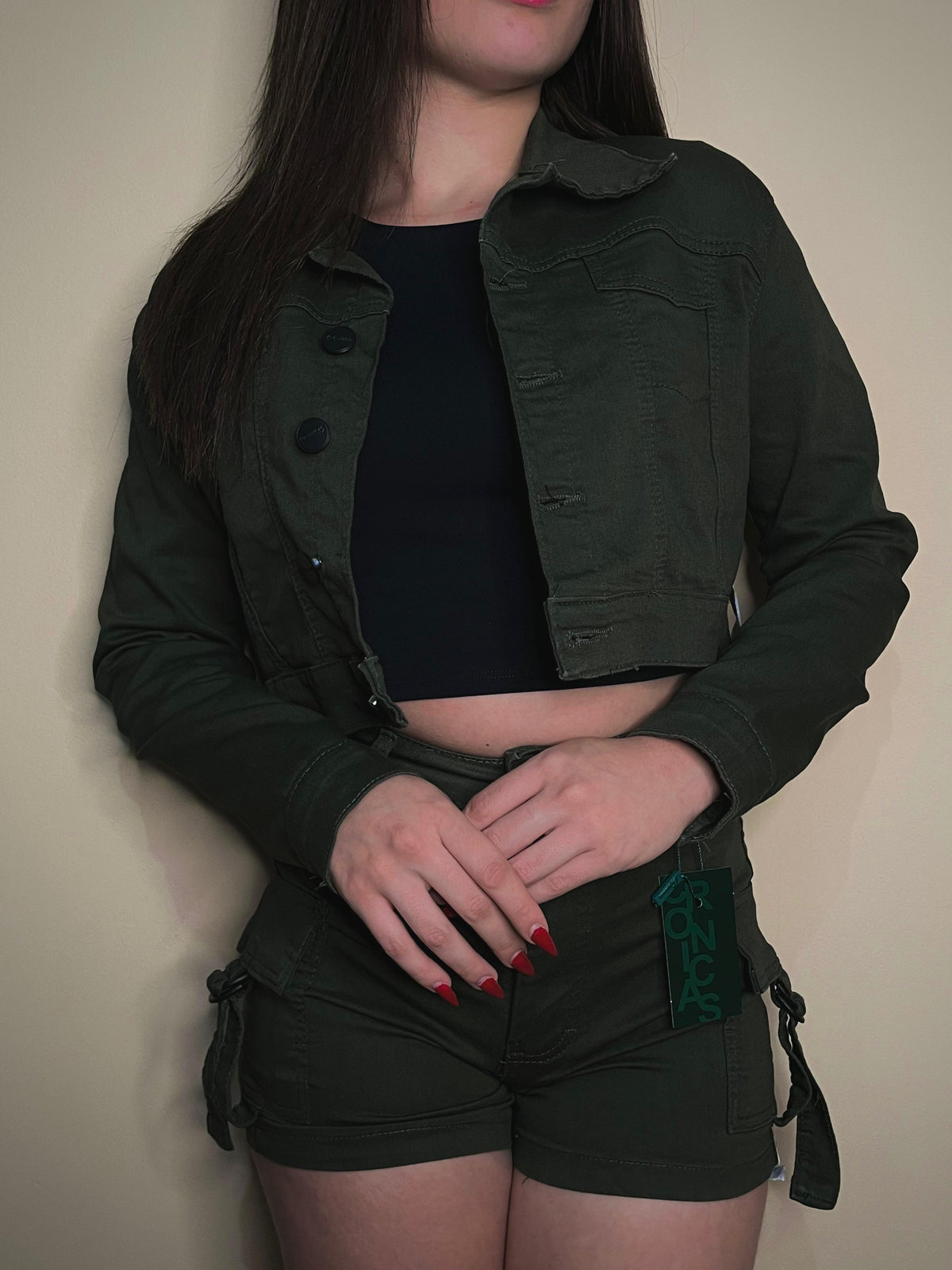 Jaqueta Jeans Verde - Crônicas Jeans