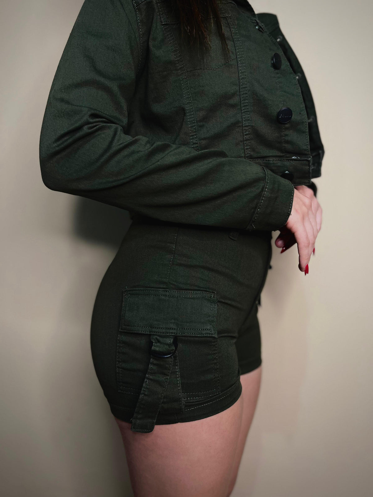 Short Cargo Verde - Crônicas Jeans